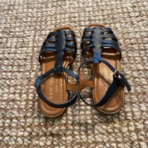 Kate spade wonder fisherman Sandals in navy blue - Picture 5 of 7
